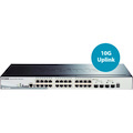 D-Link SmartPro DGS-1510 DGS-1510-28P 28 Ports Manageable Ethernet Switch - Gigabit Ethernet, 10 Gigabit Ethernet - 10/100/1000Base-T, 1000Base-X, 10GBase-X