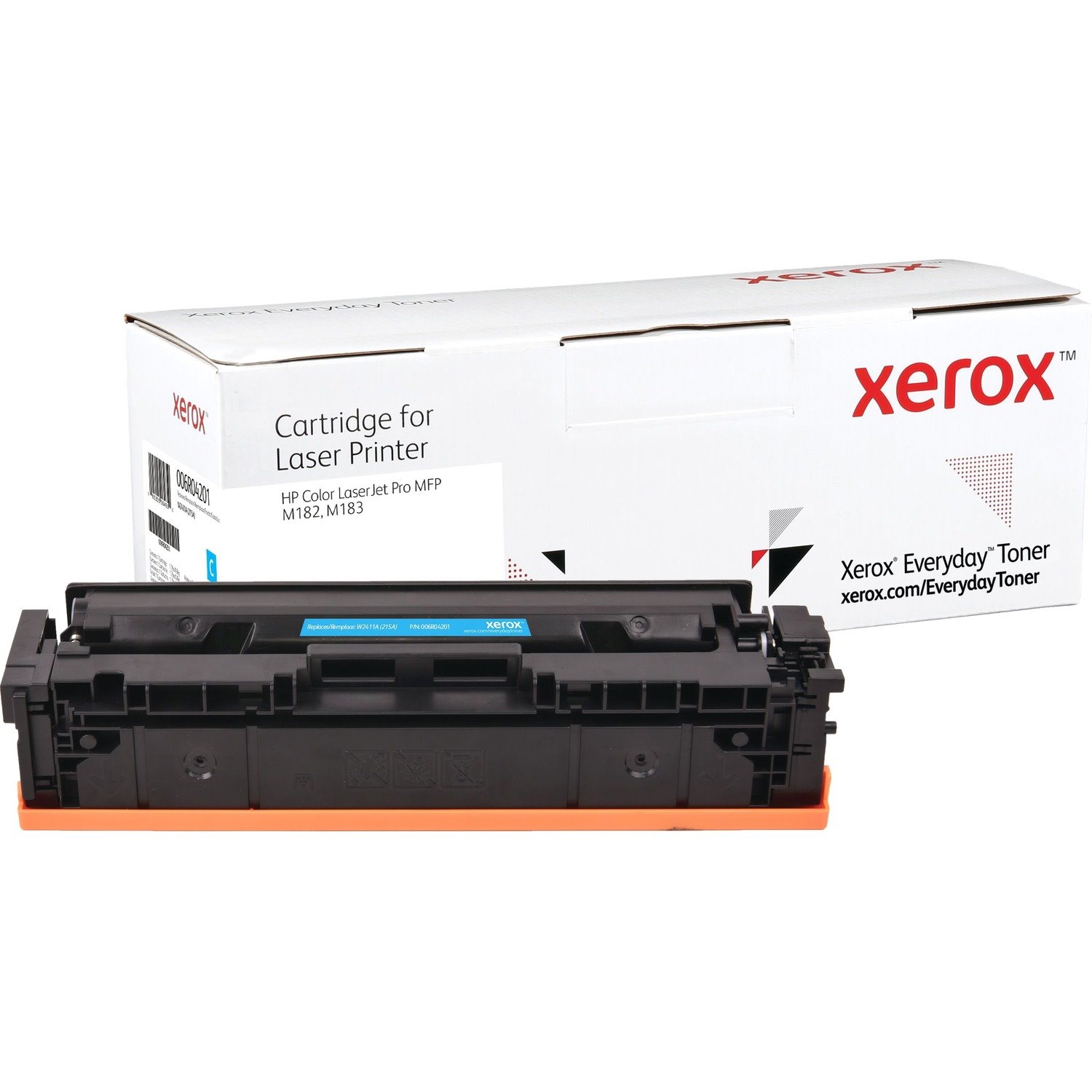 Xerox Everyday Standard Yield Laser Toner Cartridge - Single Pack - Alternative for HP 216A (W2411A) - Cyan - 1 Piece