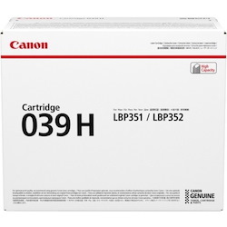 Canon 039H Original High Yield Laser Toner Cartridge - Black - 1 Pack