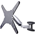StarTech.com Wall Mount for TV, Flat Panel Display, Curved Screen Display - Black, Silver