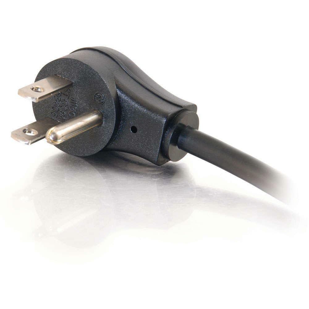 C2G 3ft 18 AWG Universal Flat Panel Power Cord (NEMA 5-15P to IEC320C13)