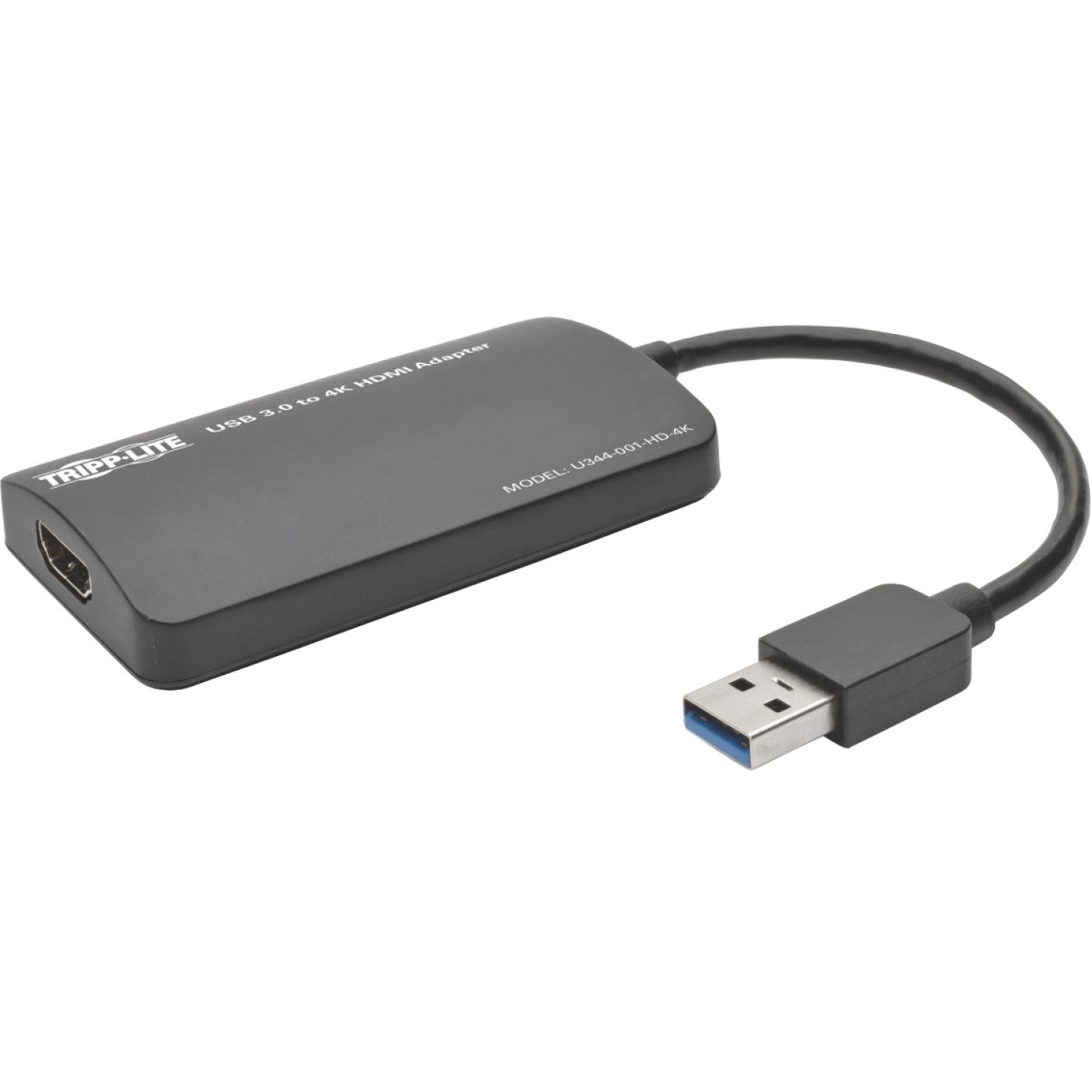 Eaton Tripp Lite Series USB 3.0 SuperSpeed to 4K HDMI Dual-Monitor External Video Graphics Card Adapter, 512 MB SDRAM