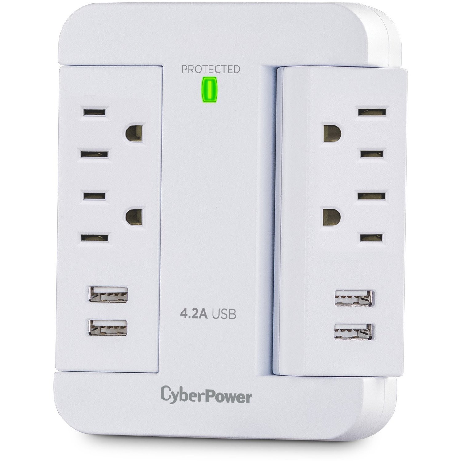 CyberPower P4WSU Home Office 4 - Outlet Surge with 900 J