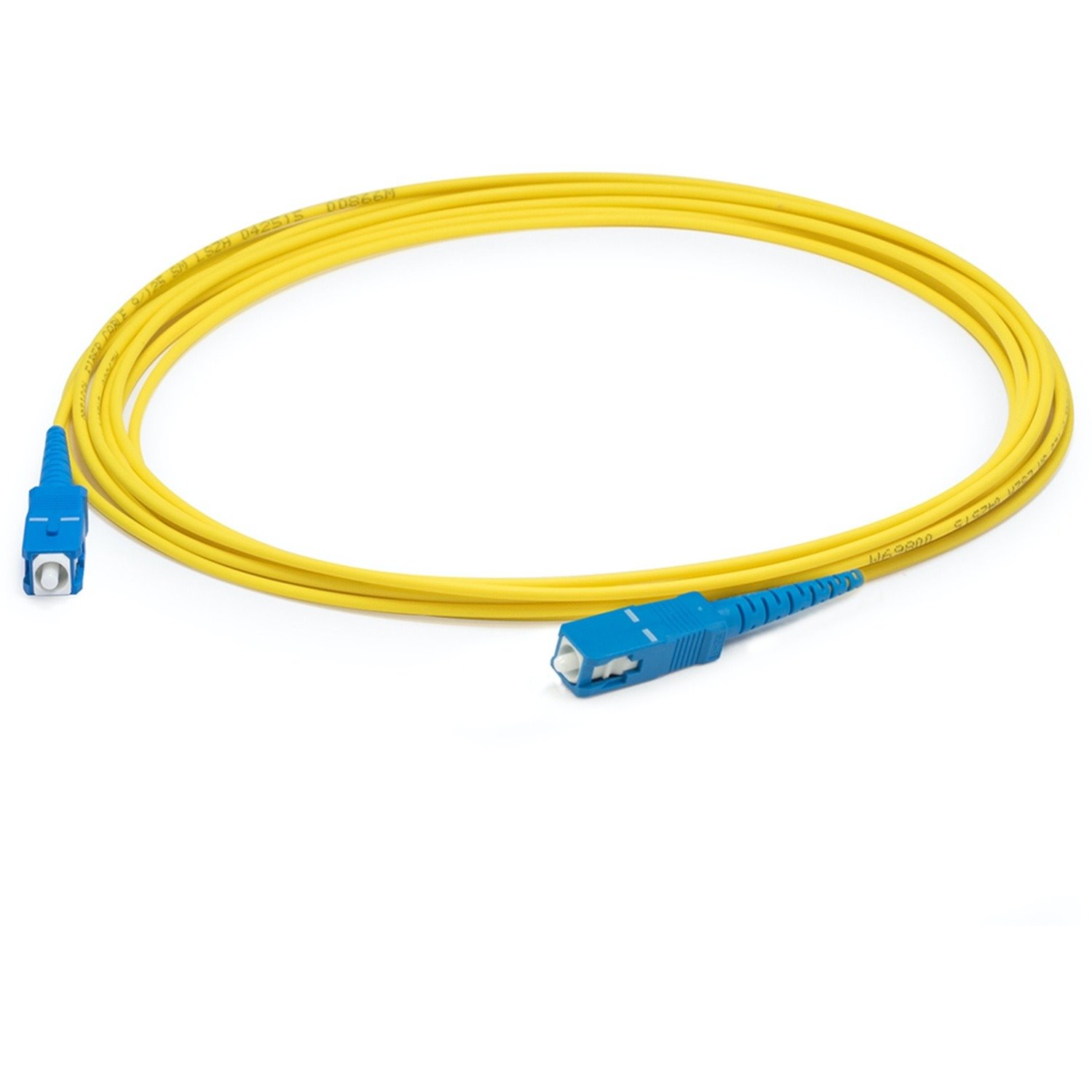 AddOn 44m SC (Male) to SC (Male) Straight Yellow OS2 Simplex LSZH Fiber Patch Cable