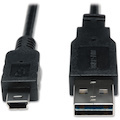 Eaton Tripp Lite Series Universal Reversible USB 2.0 Cable (Reversible A to 5Pin Mini B M/M), 6 ft. (1.83 m)