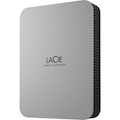 LaCie Mobile Drive Secure STLR4000400 4 TB Portable Hard Drive - 3.5" External - Space Gray