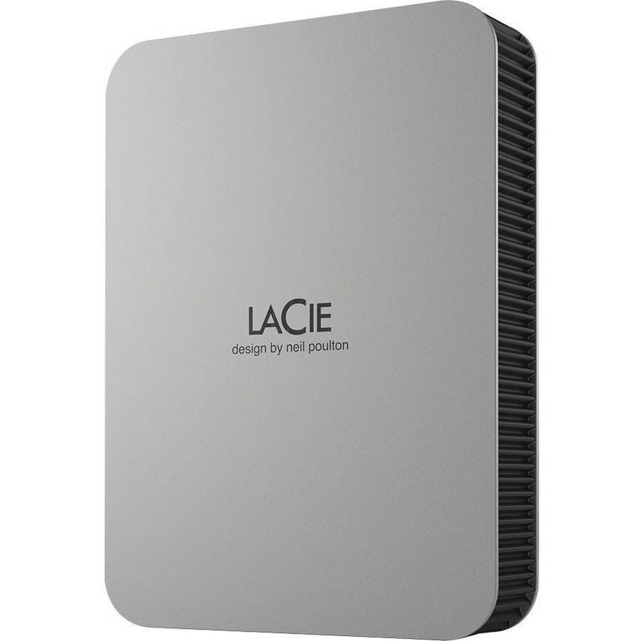 LaCie Mobile Drive Secure STLR4000400 4 TB Portable Hard Drive - External - Space Gray