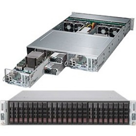 Supermicro SuperServer 2028TP-DECFR Barebone System - 2U Rack-mountable - Socket LGA 2011-v3 - 2 x Processor Support