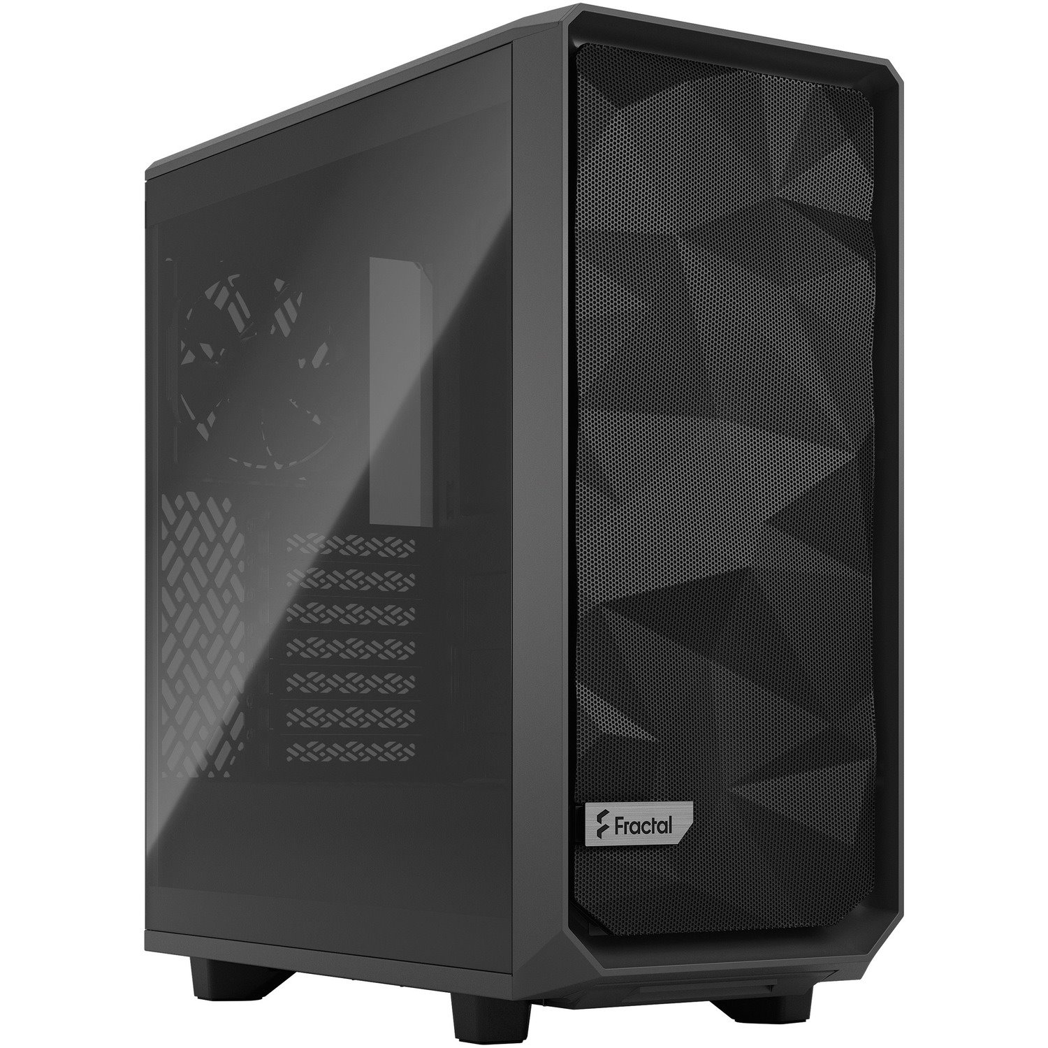 Fractal Design Meshify 2 Compact Computer Case - ATX Motherboard Supported - Mid-tower - Tempered Glass, Steel, Mesh - Grey