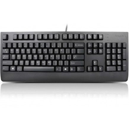 Lenovo Preferred Pro II Keyboard - Cable Connectivity - USB Interface - English (UK) - QWERTY Layout - Black