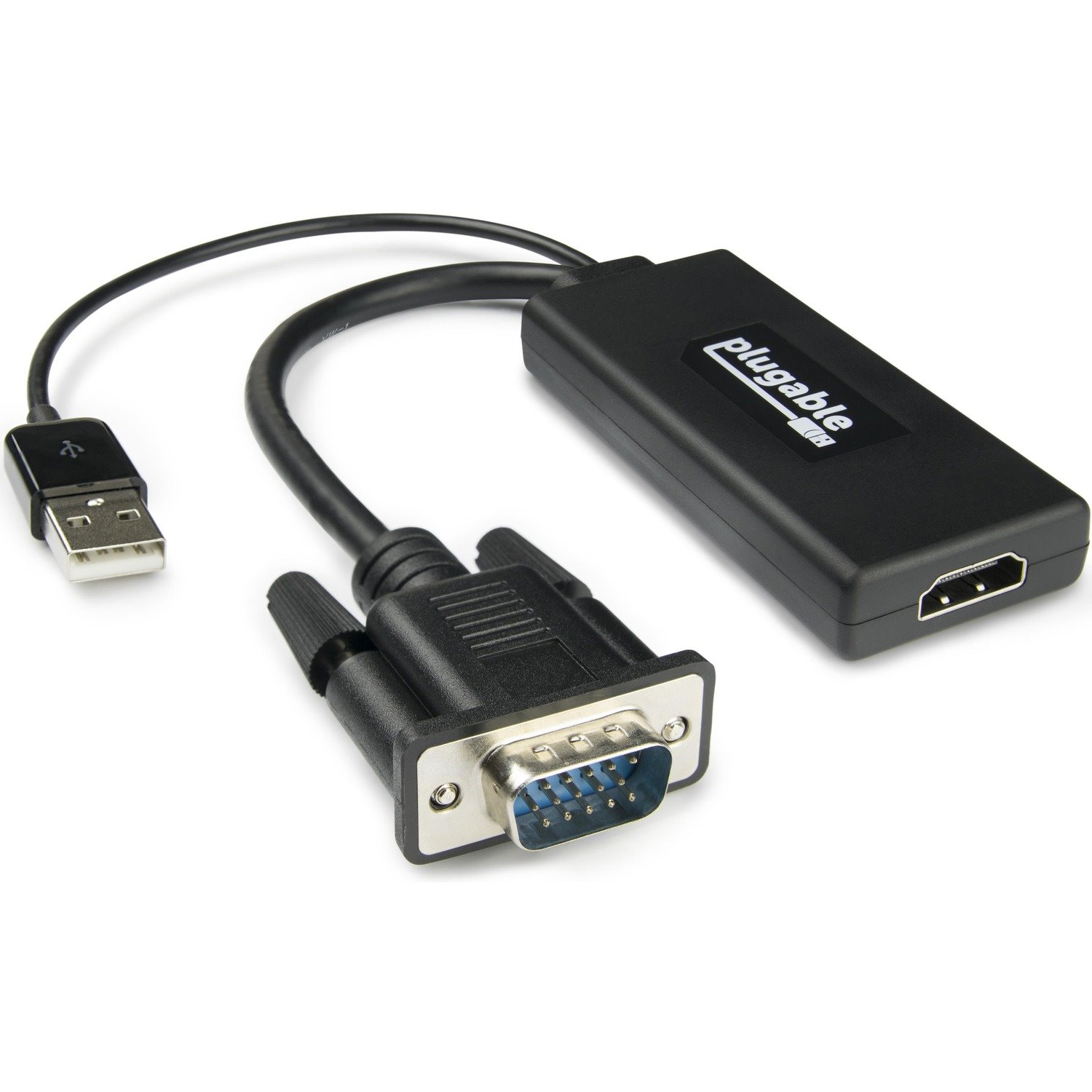 Plugable VGA to HDMI Active Adapter with Audio