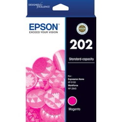 Epson 202 Original Standard Yield Inkjet Ink Cartridge - Magenta - 1 Pack