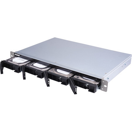 QNAP Turbo NAS TS-431XeU 4 x Total Bays SAN/NAS Storage System - Annapurna Labs Alpine AL-314 Quad-core (4 Core) 1.70 GHz - 2 GB RAM - DDR3 SDRAM - 1U Rack-mountable