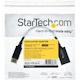StarTech.com DisplayPort to HDMI Adapter, 1080p DP to HDMI Video Converter, DP to HDMI Monitor/TV Dongle, Passive, Latching DP Connector