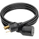 Eaton Tripp Lite Series Power Extension Cord, NEMA L5-30P to NEMA L5-30R- Heavy-Duty, 30A, 125V, 10 AWG, 6 ft. (1.83 m), Black, Locking Connectors