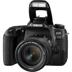 Canon EOS 77D 24.2 Megapixel Digital SLR Camera with Lens - 0.71" - 2.17"