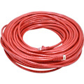 Monoprice Cat5e 24AWG UTP Ethernet Network Patch Cable, 100ft Red