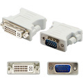 5PK VGA Male to DVI-I (29 pin) Female White Adapters For Resolution Up to 1920x1200 (WUXGA)