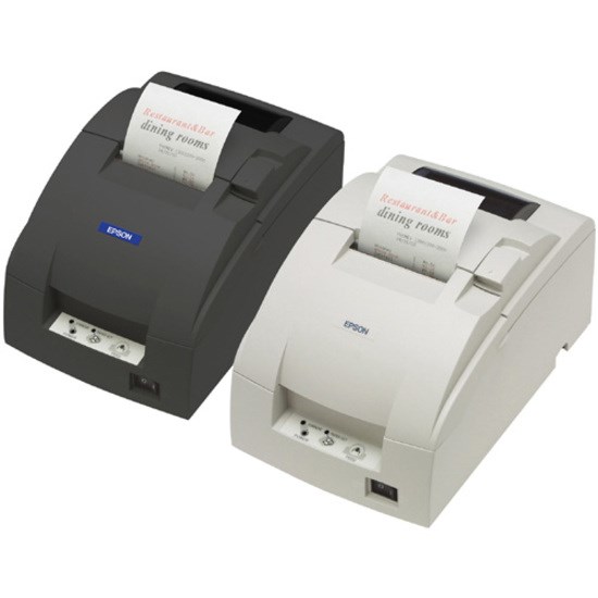 Epson TM-U220B Dot Matrix Printer - Monochrome - Receipt Print - USB - Dark Grey