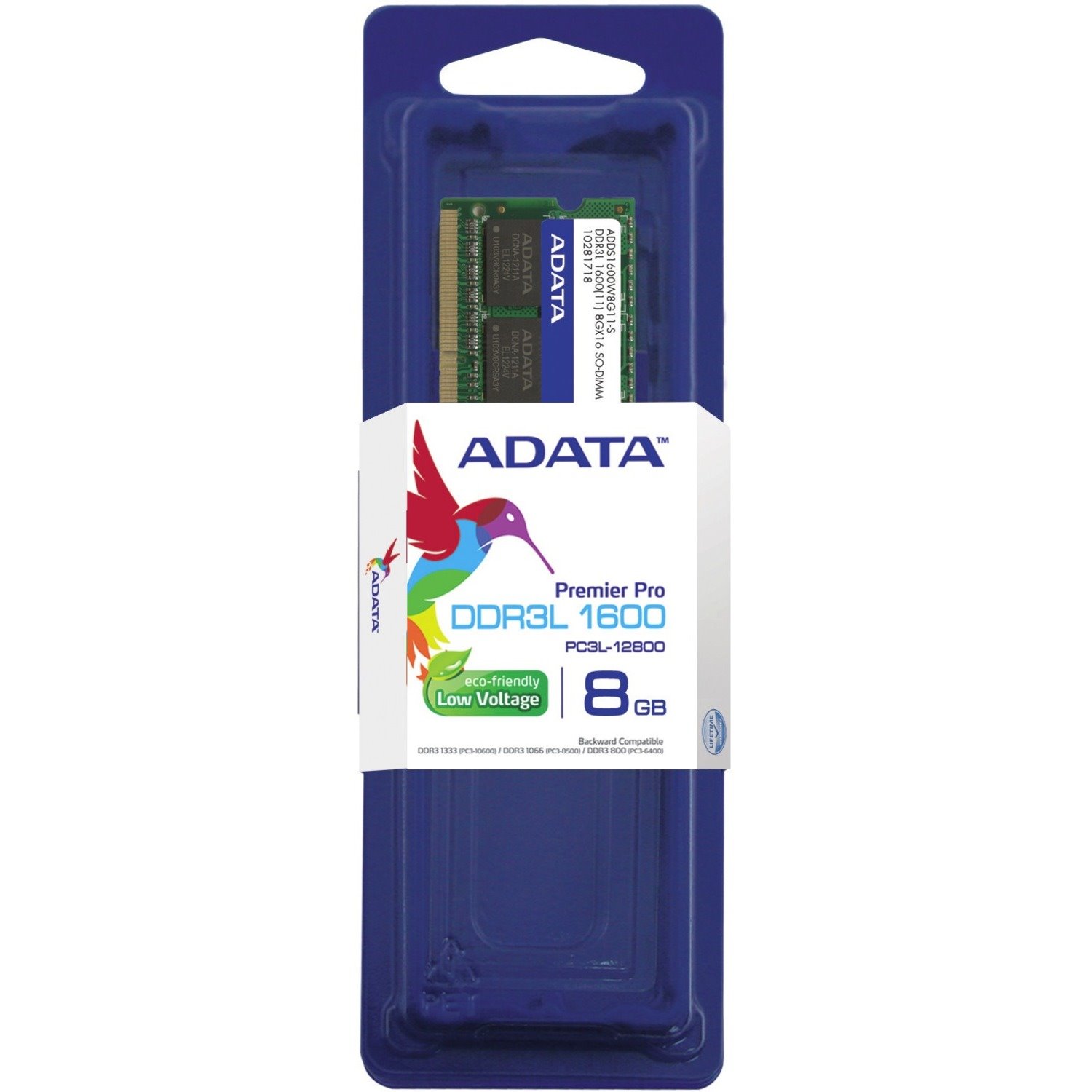 Adata 8GB Premier DDR3L SDRAM Memory Module