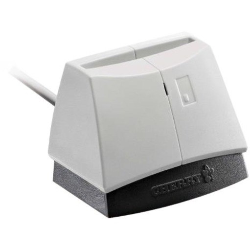 CHERRY ST-1144 Contact Smart Card Reader - Light Grey