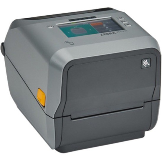 Zebra ZD621R Desktop Thermal Transfer Printer - Monochrome - Label/Receipt Print - Ethernet - USB - Yes - Serial - Bluetooth - RFID - US - With Cutter