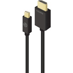 Alogic Premium 2 m HDMI/Mini DisplayPort A/V Cable for Audio/Video Device, MAC - 1