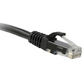 ENET Cat6 Black 35 Foot Patch Cable with Snagless Molded Boot (UTP) High-Quality Network Patch Cable RJ45 to RJ45 - 35Ft