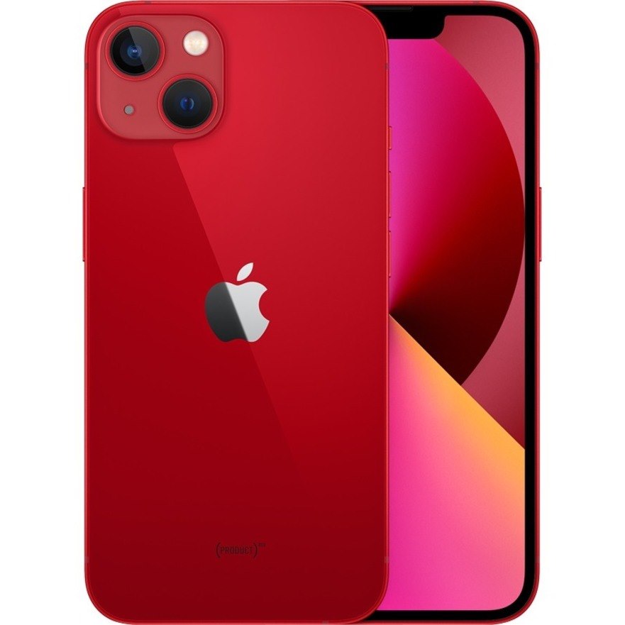 Apple Apple iPhone 13 512 GB Smartphone - 6.1" OLED 2532 x 1170 - Hexa-core (AvalancheDual-core (2 Core) 3.23 GHz + Blizzard Quad-core (4 Core) 1.82 GHz - 4 GB RAM - iOS 15 - 5G - Red