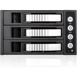 iStarUSA BPU-230HD Drive Enclosure for 5.25" - Serial ATA/600 Host Interface Internal - Black, Silver