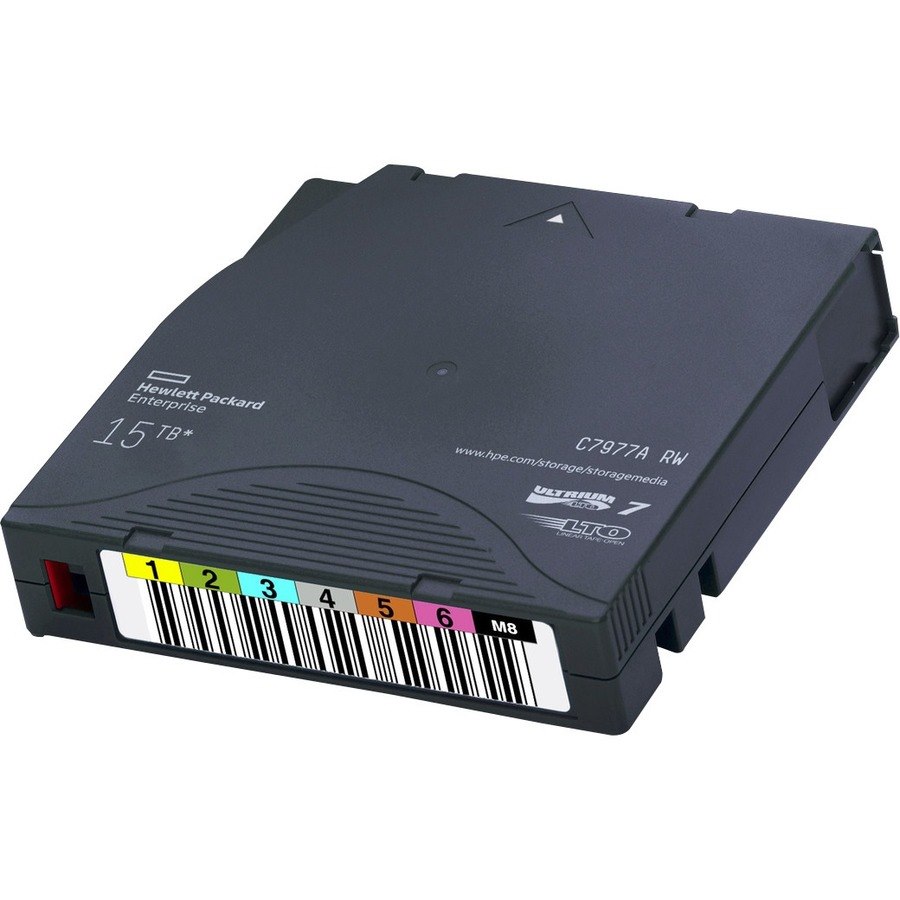 HPE LTO-7 Ultrium Type M 22.5TB RW 20 Data Cartridges Non Custom Labeled with Cases