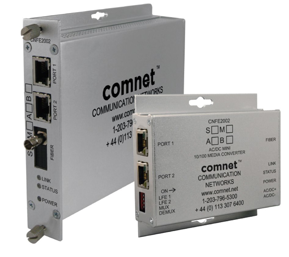 Comnet 2TX To 1 FX Small Size 100MBPS