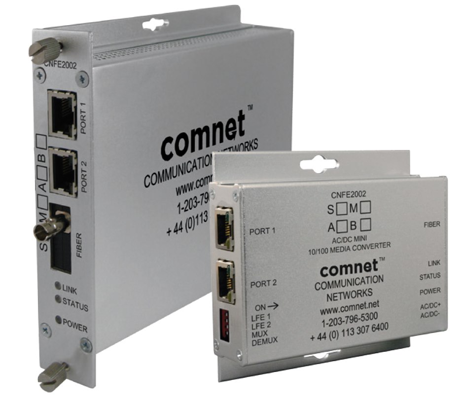 Comnet 2TX To 1 FX Small Size 100MBPS