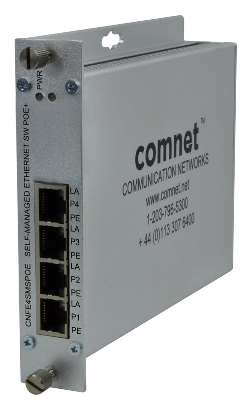Comnet 4 Port Self-Managed Switch 10/100 MBPS E