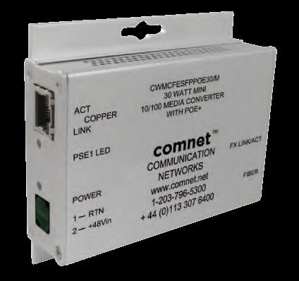 Comnet SFP Required, 48V Poe, Power Supply Incl