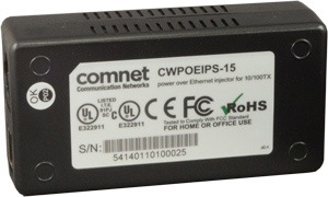 Comnet 48VDC 802.3Af Power Injector