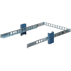 Rack Solutions 1U 2Post Universal Rail with Wirebar