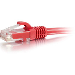 C2G-125ft Cat6 Snagless Unshielded (UTP) Network Patch Cable - Red