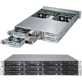 Supermicro SuperServer 6028TP-HC0TR Barebone System - 2U Rack-mountable - Socket LGA 2011-v3 - 2 x Processor Support