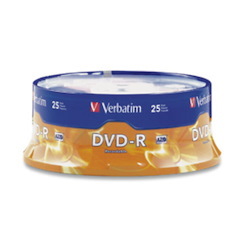 Verbatim DVD Recordable Media - DVD-R - 16x - 4.70 GB Spindle