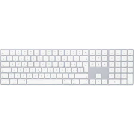 Apple Magic Keyboard - Wireless Connectivity - Swiss - Silver, White
