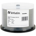 Verbatim DVD-R 4.7GB 8X DataLifePlus White Inkjet Printable - 50pk Spindle
