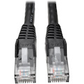 Eaton Tripp Lite Series Cat6 Gigabit Snagless Molded (UTP) Ethernet Cable (RJ45 M/M), PoE, Black, 75 ft. (22.86 m)