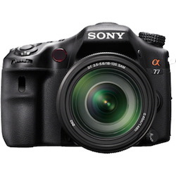 Sony alpha SLTA77VM 24.3 Megapixel Mirrorless Camera with Lens - 0.71" - 5.31" - Black