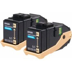 Epson Original Laser Toner Cartridge - Cyan - 2 / Pack