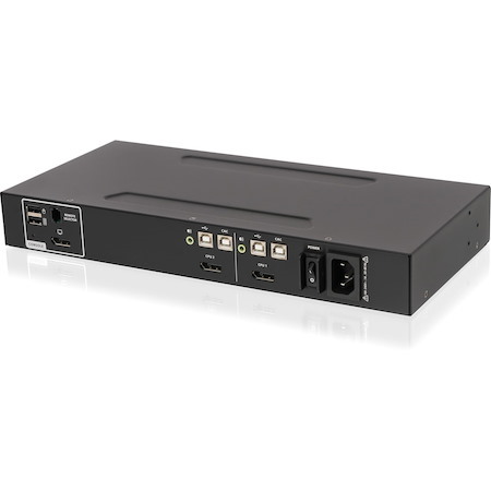 IOGEAR 2-Port Single View DisplayPort KVM Switch w/Audio and CAC support