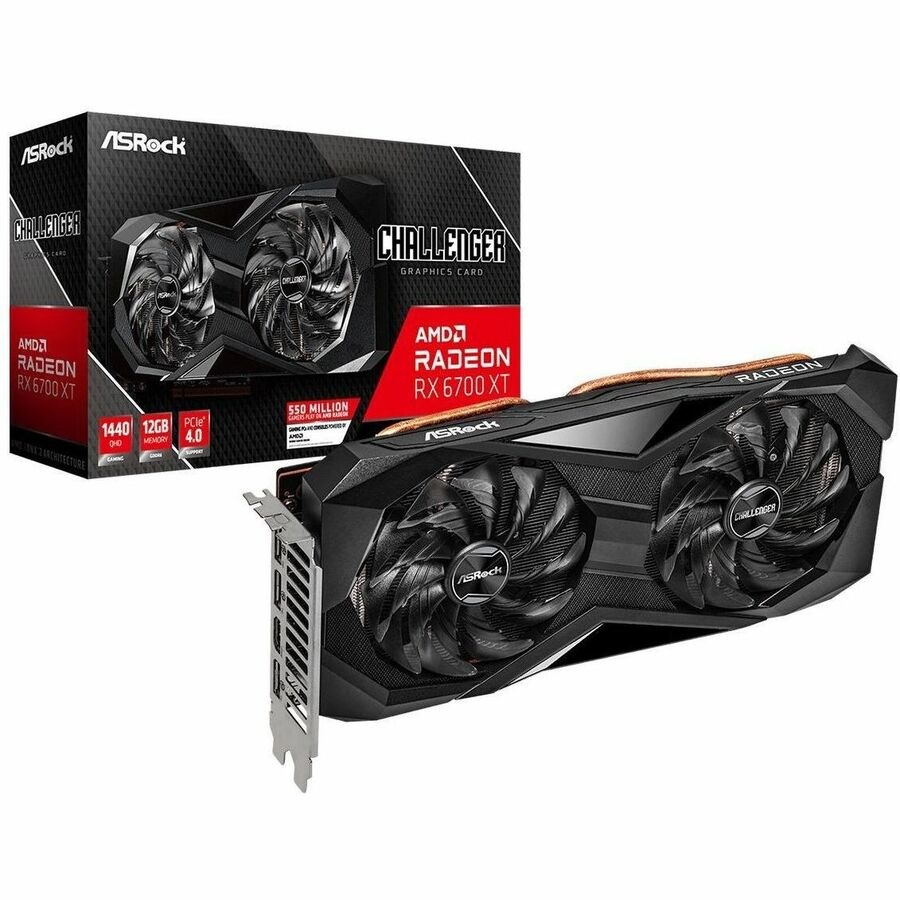 ASRock AMD Radeon RX 6700 XT Graphic Card - 12 GB GDDR6