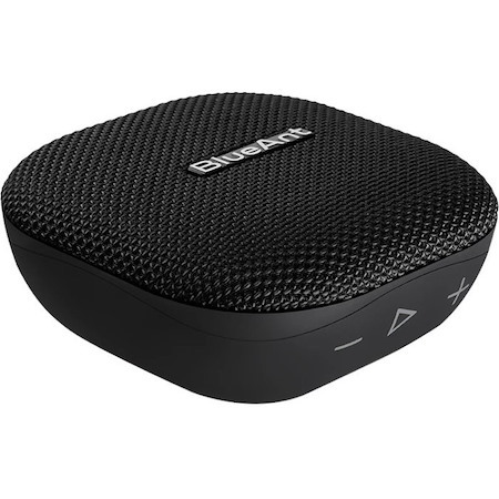 BlueAnt X0 Portable Bluetooth Speaker System - 6 W RMS - Google Assistant, Siri Supported - Black