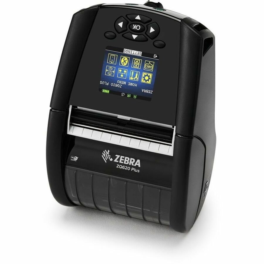 Zebra ZQ620 Plus Desktop, Industrial, Mobile, Transportation & Logistic, Warehouse Direct Thermal Printer - Monochrome - Label/Receipt Print - Bluetooth - Wireless LAN - Near Field Communication (NFC)
