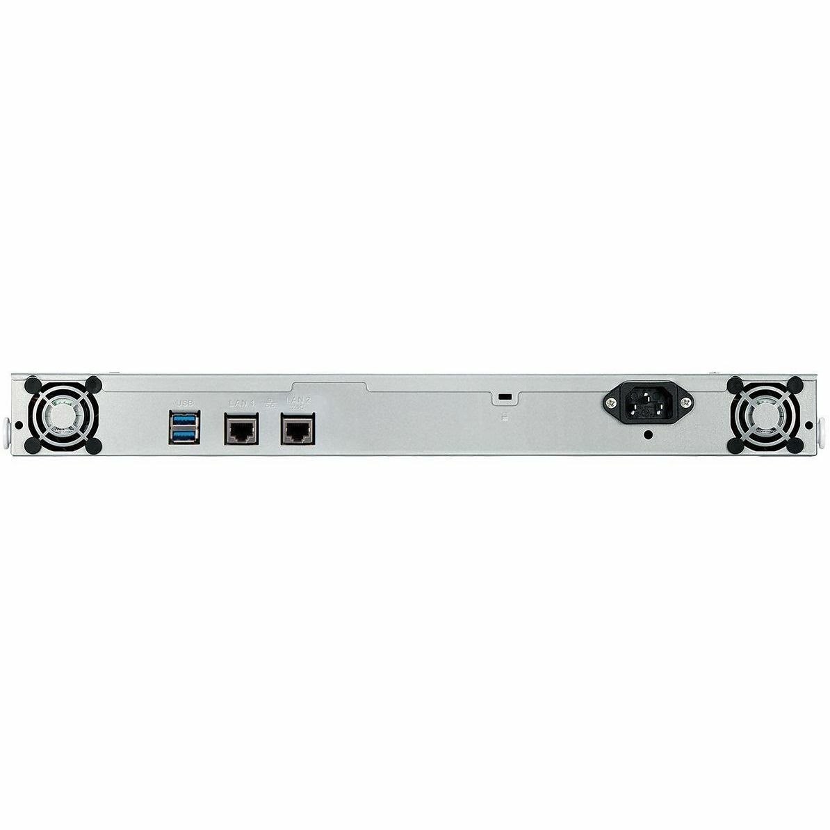 BUFFALO TeraStation 3430RN 4-Bay Rackmount NAS 8TB (4x2TB) HDD Included 2.5GBE iSCSI TAA Compliant